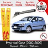 Hyundaı Getz Ön Silecek Takımı 550+350Mm