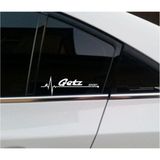 Hyundai Getz Yan Cam Sticker Oto Kapı Çıkartma 20cmx7cm