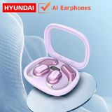 Hyundaı HY-Y16 Aı Çeviri Kablosuz Kulaklık Desteği Çoklu Dil Gerçek Zamanlı Ows Kulaklıklar Hıfı Stereo Hd Pembe