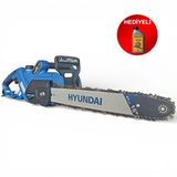 Hyundai Hyc200 2000w Elektrikli Ağaç Kesme Uyumlu Motorlu Testere 45 CM Ve Hediye 1 L Zincir Yağı