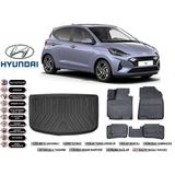 Hyundai I10 2021 Model Bagaj Havuzu Araca Özel Siyah Extra Havuzlu Paspas Takımı