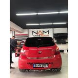 Hyundai İ20 09-14 Arası Arka Tampon Eki Difüzör Çift Egzoz Çıkış