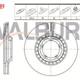 Hyundai I20 2013/2014 256X21X62,3X47 Ön Fren Diski