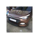 Hyundai İ20 2014-2017 Uyumlu H Lip Esnek Ön Lip 2 Parça Karlık Ön Ek Tampon Altı Dil