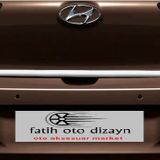 Hyundai İ20 2015-2018 Krom Bagaj Alt Çıtası