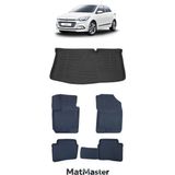 Hyundai I20 2017 Model 5d Premium Ekstra Havuzlu Paspas ve Bagaj Havuzu Set - Siyah