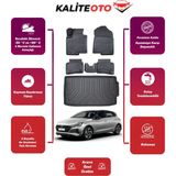 Hyundai I20 2020 Model Elite Plus Üst Bagaj Havuzu+4d Araca Özel Havuzlu Paspas Takımıı Prqx - Siyah
