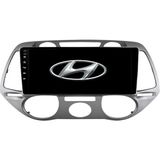 Hyundai İ20 - Araç Multimedya Ekran - 4Gb 64Gb - Yuvarlak Analog - Silver - 2008 - 2012 - 9 Inch - Myway - Red