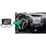 Hyundai İ20 - Araç Multimedya Ekran - 6Gb 128Gb - Yuvarlak Dijital - Silver - 2008 - 2012 - 9 Inch - Upg - Myway