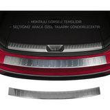 Hyundai I20 Arka Tampon Eşiği - Krom Taşlı (2 Parça) | 2014-2018 Arası, Hb