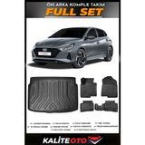 Hyundai I20 Bagaj Havuzu+4.5d Havuzlu Paspas Seti 2023 Model - Siyah