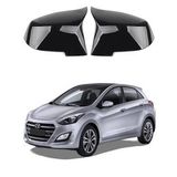 Hyundai İ30 12-18 Araca Özel Batman Yarasa Ayna Kapağı Pianoblack