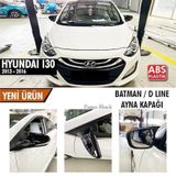 Hyundai İ30 2012-2017 Batman Yarasa Ayna Kapağı Piano Black Abs Plastik