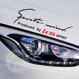 hyundai ix-35 Mind Sport Araba Tampon Araç Sticker Yapıştırma