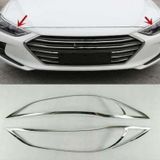 Hyundai Ix35 Uyumlu 2010 Sonrası Ön Far Kaplama Abs(Plastik) Krom