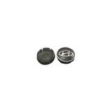 Hyundai Jant Göbeği 58-55Mm Black-Silver 4'Lü Takım