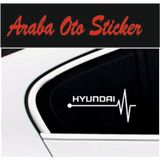 Hyundai Kalp Atışı Ritim Oto Sticker (2 Adet