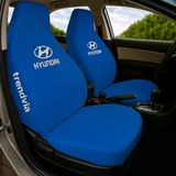 Hyundai Logolu Mavi Oto Koltuk Kılıfı Ön Ve Arka Koltuklara Uygun Penye Servis Kılıfı