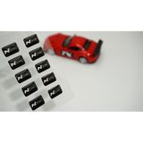 Hyundai N Line Logo 3D Cam Açma Torpido Konsol Ayna Çıkartma Seti