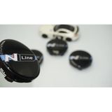 Hyundai N Line Logo Siyah Jant Gobegi Kapak Seti 60Mm