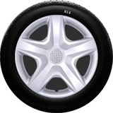 Hyundai SKS-SJS 418 16 İnç 4 Adet Kırılmaz Jant Kapağı