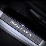 Hyundai Sonata Carbon Fiber Kapı Eşiği Yazısı Sticker Boya Koruma