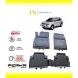 Hyundai Tucson 1 2004-2010 Uyarlanabilir Universal Havuzlu Paspas - Siyah