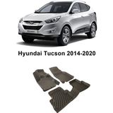 Hyundai Tucson 2014-2020 Araca Özel Kauçuk Oto Paspası - Siyah