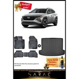 Hyundai Tucson 2021 Sonrası Elite Plus 3D Havuzlu Paspas & Bagaj Havuzu Seti+(Hediyeli!) - Siyah