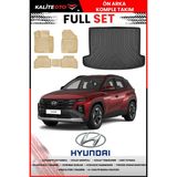 Hyundai Tucson 2023 Model 4d Bagaj ve Pro Serisi Havuzlu Bej Paspas Takımı - Siyah