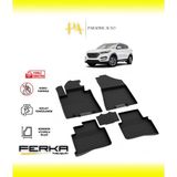 Hyundai Tucson 3 2015-2021 4d Havuzlu Paspas - Siyah