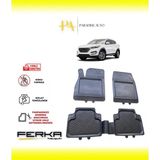 Hyundai Tucson 3 2015-2021 Uyarlanabilir Universal Havuzlu Paspas - Siyah
