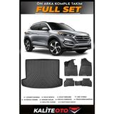 Hyundai Tucson Bagaj Havuzu+4.5d Havuzlu Paspas Seti 2017 Model - Siyah