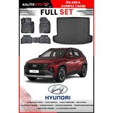 Hyundai Tucson Elite Plus Paket 2021 Sonrası 4d Bagaj ve Pro Serisi Havuzlu Paspas Takımı - Siyah