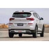 Hyundai Tucson Sadece Arka Koruma Difüzör 2019- 2020 -2021 Uyumlu Tampon Eki İthal