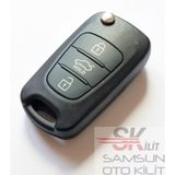 Hyundai Uyumlu Accent i20 i30 ix35 Kumanda Kabı Anahtar Kabı Logolu