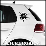 Hyundai Uyumlu Tuning Leke 2 Adet Sticker - Araba Motosiklet Kask Buzdolabi Cam Otomobil Stickeri