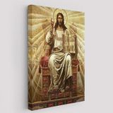 Hz İsa Long live Christ the King Dekoratif Kanvas Tablo, Duvar Dekoru 6189