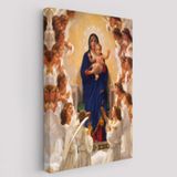 Hz Meryem ve Hz İsa Jesus Christ Dekoratif Kanvas Tablo, Duvar Dekoru 6450