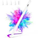 HZD iPad için Stylus Kalem, (2018-2022) iPad Pro 11/12.9, iPad 9./8./7./6. Nesil, iPad Air 5./4./3. Nesil, iPad Mini 6./5. Nesil iPad Aksesuarları için Manyetik Stylus Kalem 4 Kalem Başlıklı