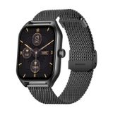 Hzl Akıllı Saat Classic Black 42mm - Çoklu Fonksiyonlu Kare Tasarım