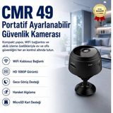 Hzl CMR49 Portatif Küçük Ayarlanabilir Güvenlik Kamerası - Siyah