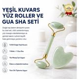Hzl Gua Gerçek Taş Masaj Aleti - Yeşil