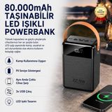 Hzl P08-80000MAH Taşınabilir Powerbank