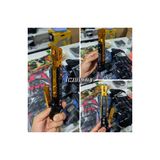 HZN MOTOR Motorsiklet Yan Sehpa Yan Ayaklık Gold Sarı Ayarlı