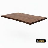 İ-Ahşap Bir Kenar Düz Sedir Kütük Masa Tablası|doğal Kenarlı No8 | Kalınlık 4 Cm | Ceviz Renk Çok Renkli