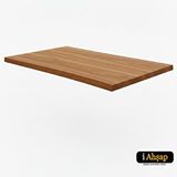 İ-Ahşap Bir Kenar Düz Sedir Kütük Masa Tablası|doğal Kenarlı No8 | Kalınlık 4 Cm | Meşe Renk Çok Renkli
