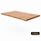 İ-Ahşap Bir Kenar Düz Sedir Kütük Masa Tablası|doğal Kenarlı No8 | Kalınlık 4 Cm | Sedir Renk Çok Renkli
