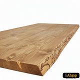 İ-Ahşap Doğal Kenarlı Sedir Kütük Masa Tablası|masif Ahşap Yemek No1 | Kalınlık 4 Cm | Kestane Renk Çok Renkli