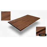 İ-Ahşap Doğal Kenarlı Sedir Kütük Masa Tablası|ofis-yemek Masası No4 | Kalınlık 4 Cm | Ceviz Renk Çok Renkli